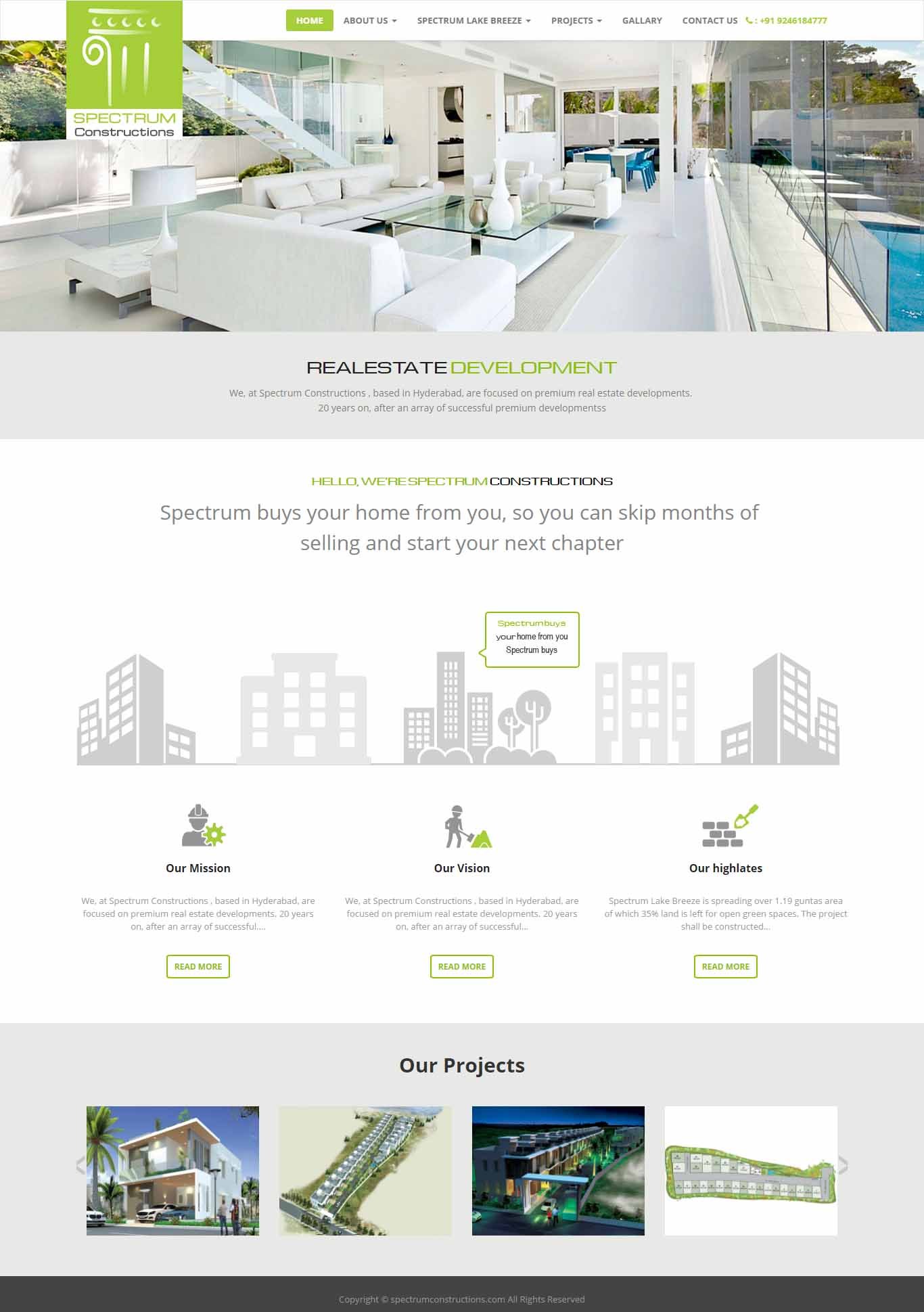 spectrum constructions